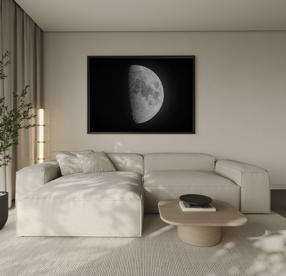 Canvas print - Luna over the sofa