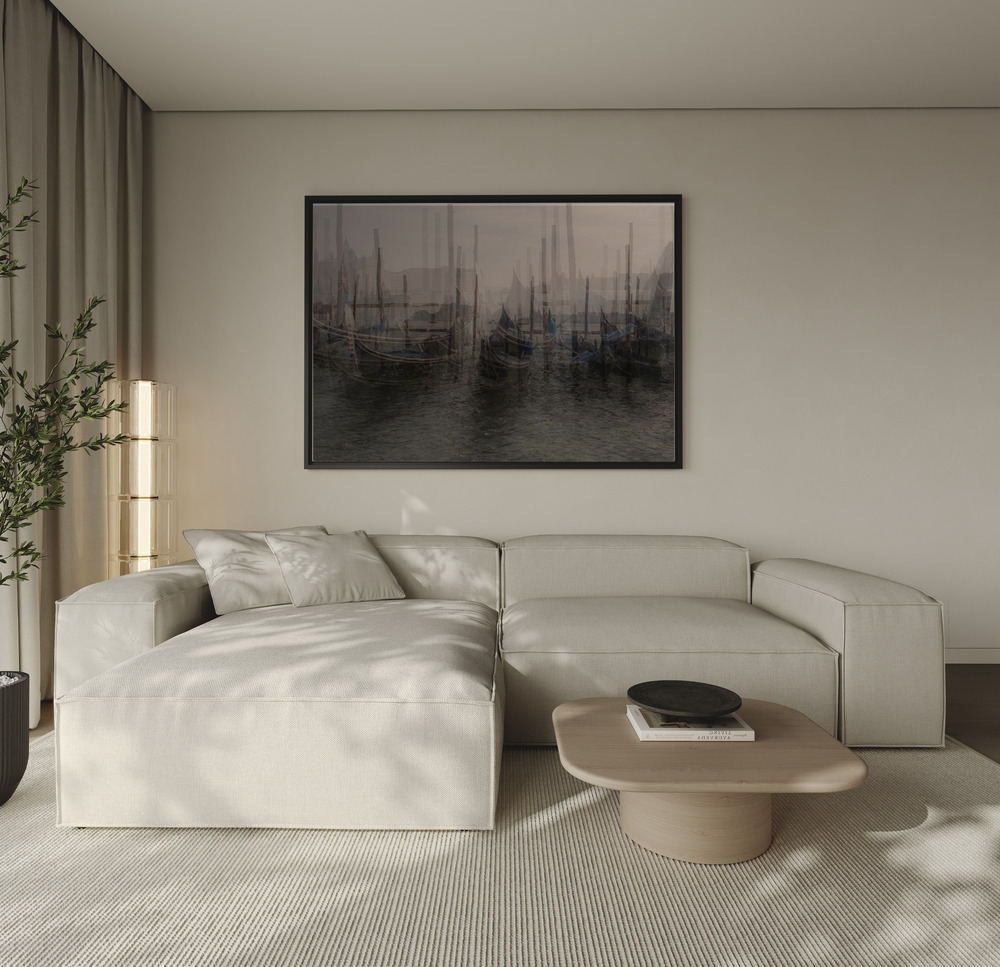 Obraz na płótnie - Illusion Magic Venice nad sofą
