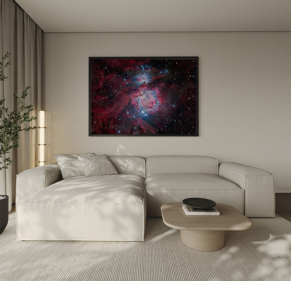 Canvas print - Orion over the sofa