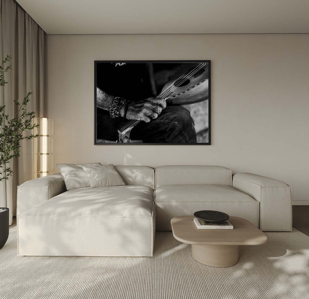 Canvas print - Tu Música over the sofa