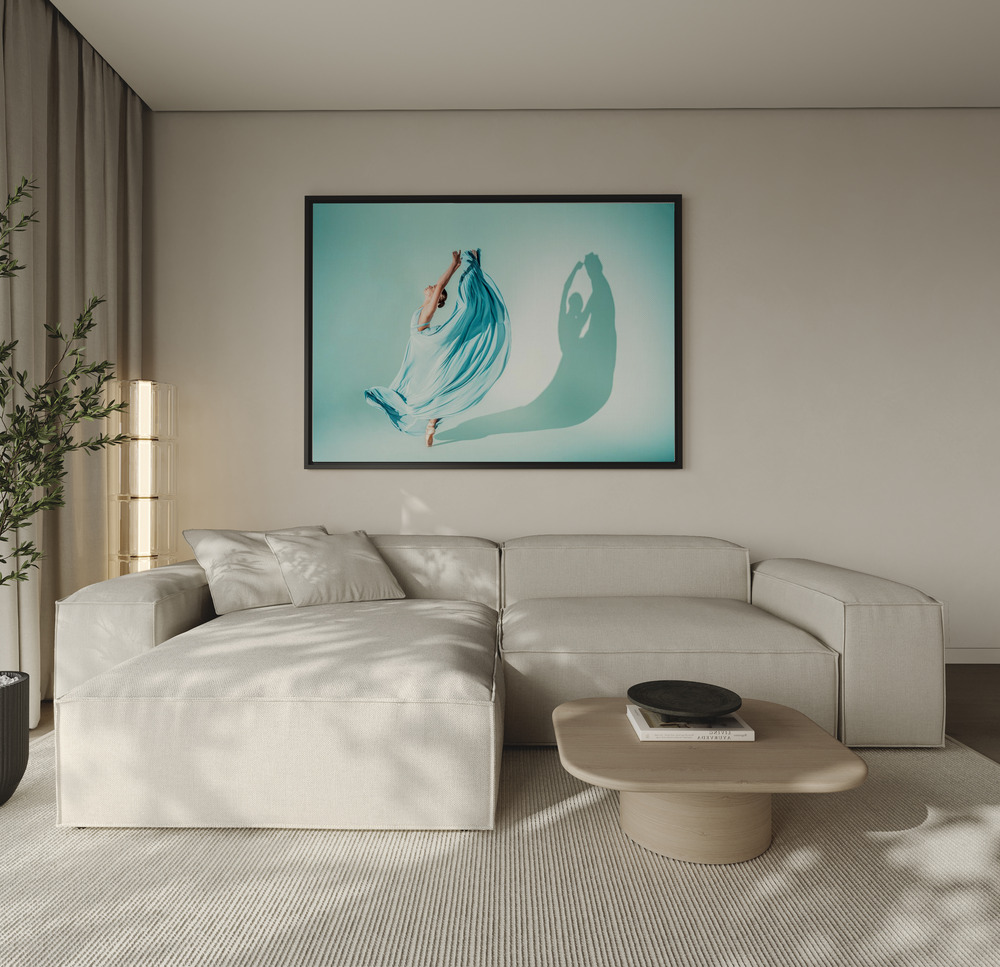 Lærred - Magda over sofaen