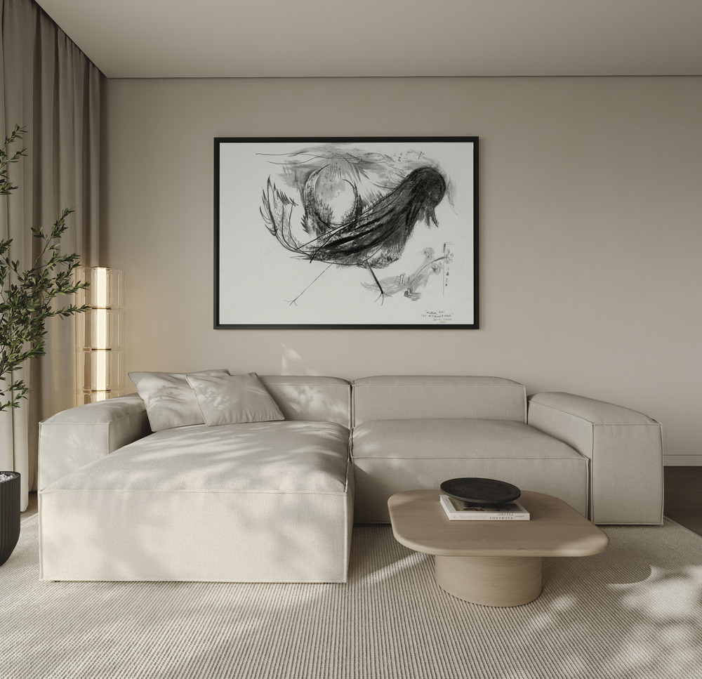 Leinwandbild - Kill All Alternatives. über dem Sofa