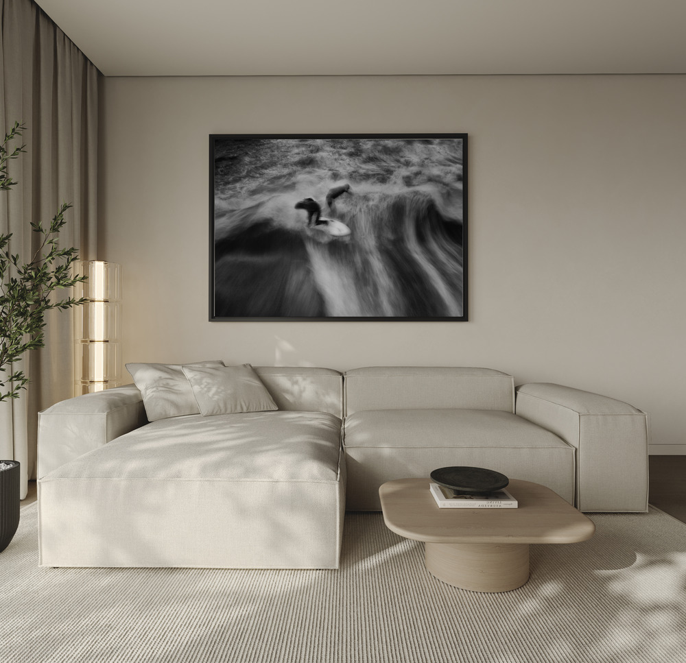 Canvas print - Double Impact over the sofa