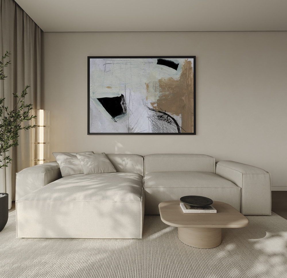 Canvas print - Motion over the sofa