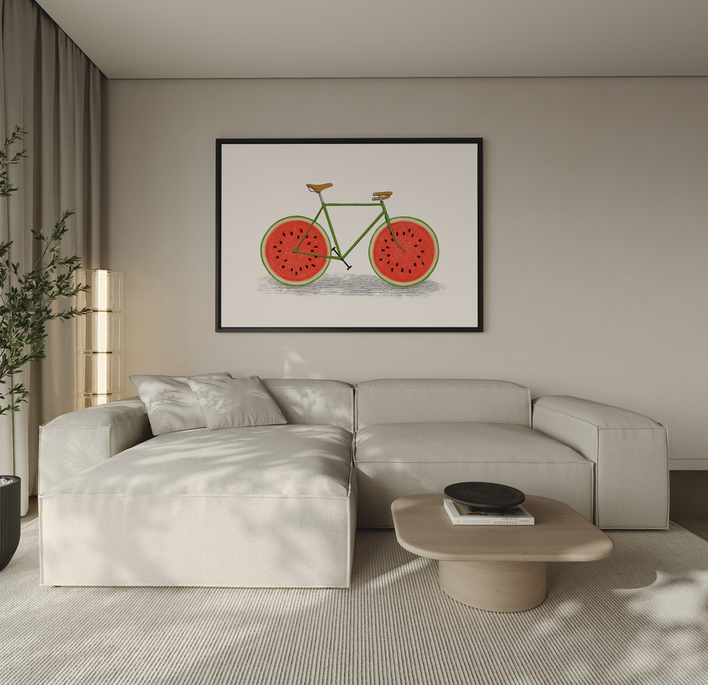 Canvas print - Juicy over the sofa
