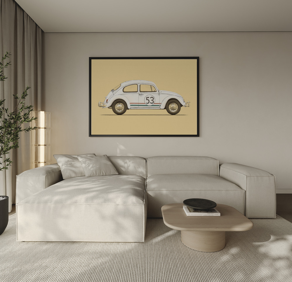 Canvas print - Beetle over the sofa