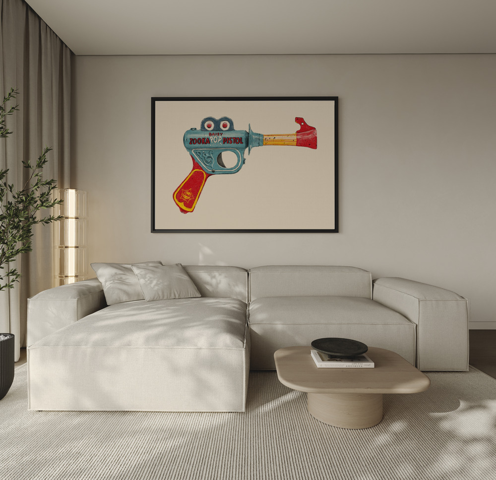 Canvas print - Zooka over the sofa