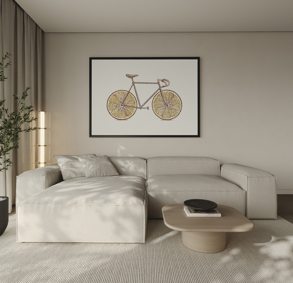 Canvas print - Velocitrus over the sofa
