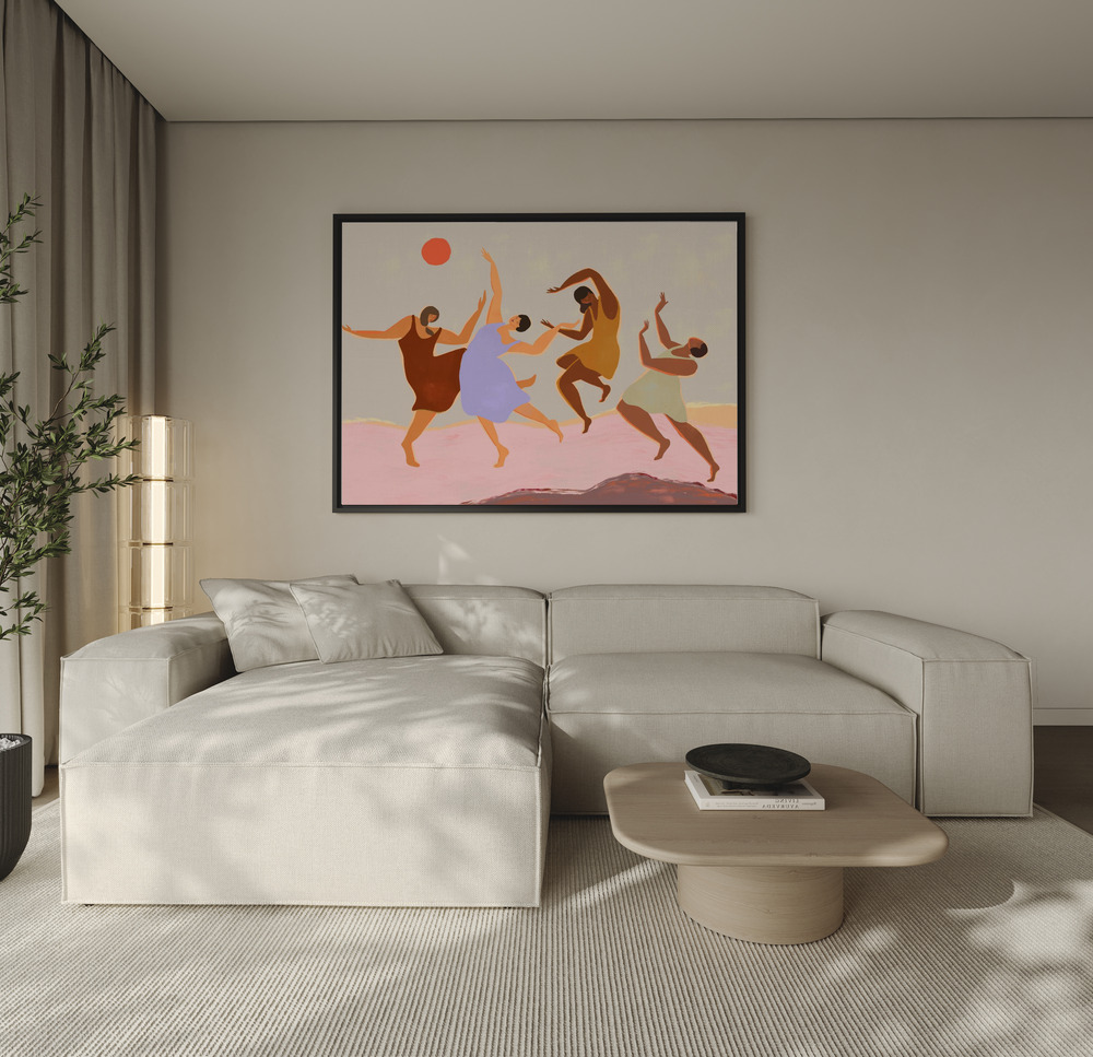 Canvas print - Together over the sofa