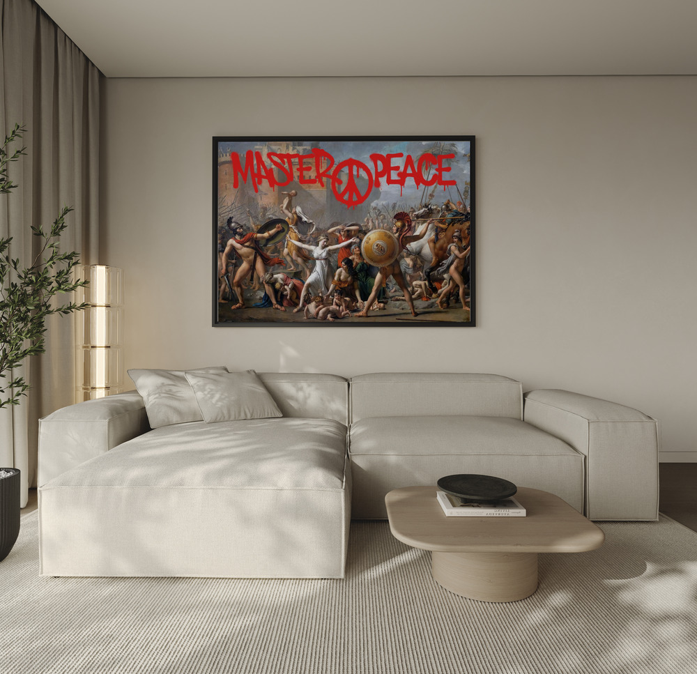 Canvas print - Masterpeace over the sofa