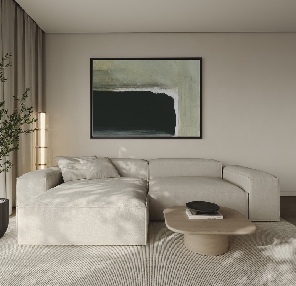 Canvas taulu - Room sohvan yli