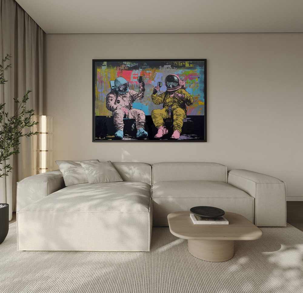 Canvas print - Augmented Reality 3 over the sofa