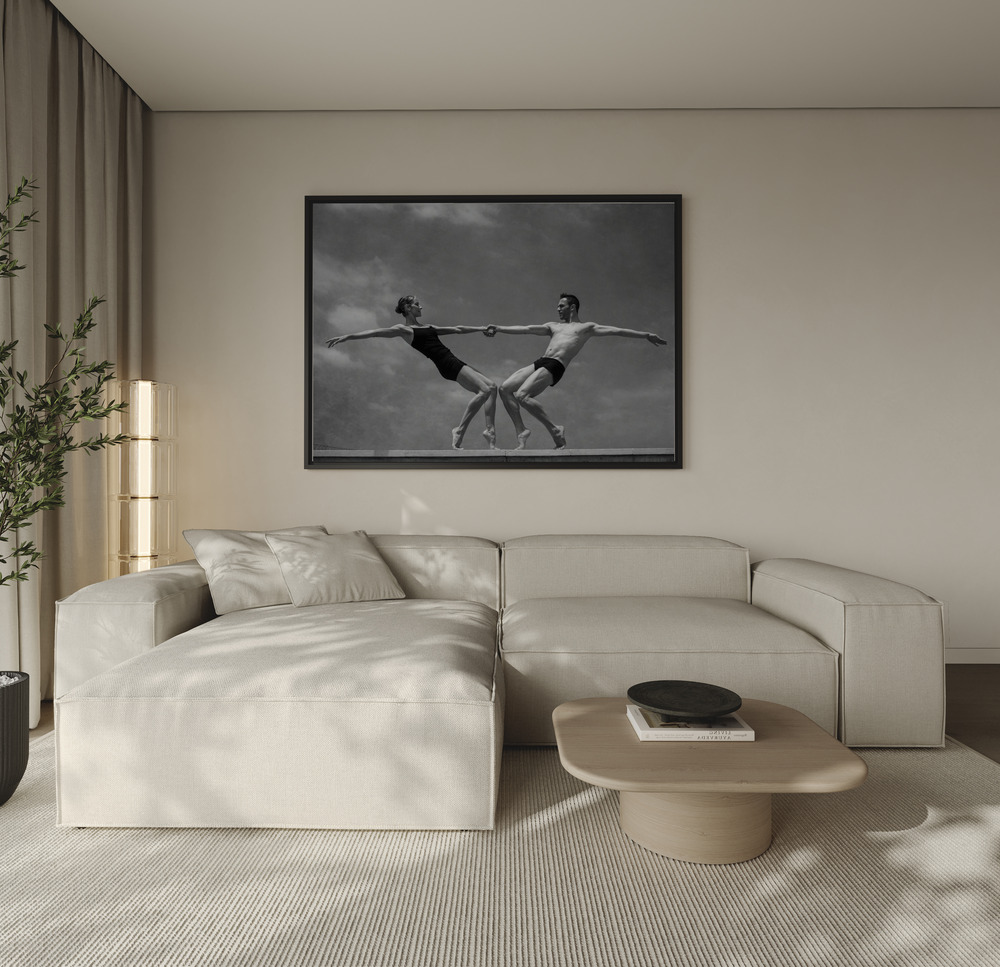 Canvas print - Grace&Strenght 2.0 over the sofa