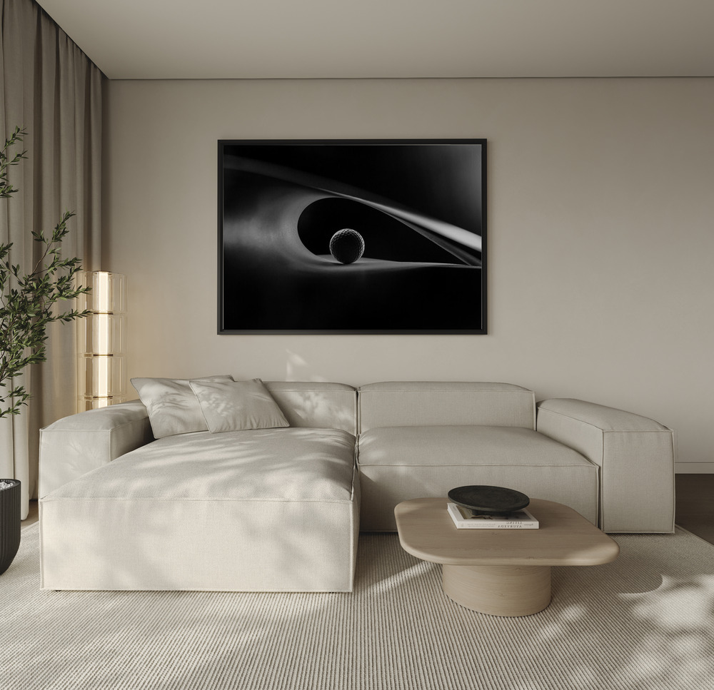 Canvas print - Light and shadows over the sofa