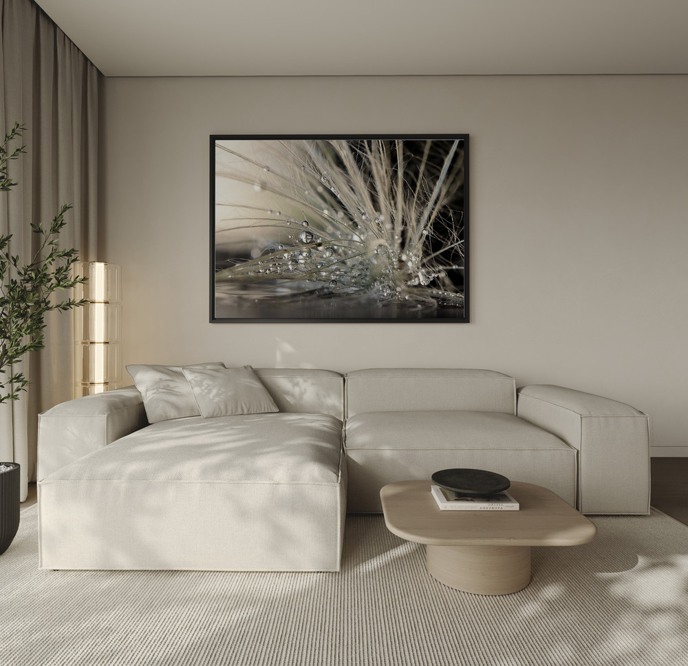 Canvas print - Pearls over the sofa