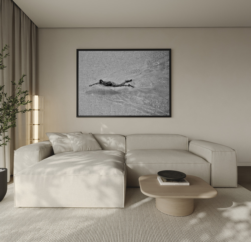 Canvas print - Breaking the net over the sofa