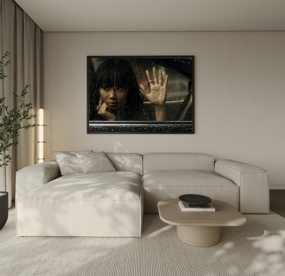 Toile - Goodbye My Lover au-dessus du canapé