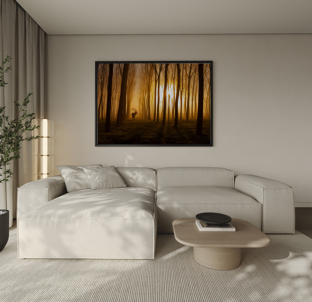 Canvas schilderi - Once Upon a Time over de bank