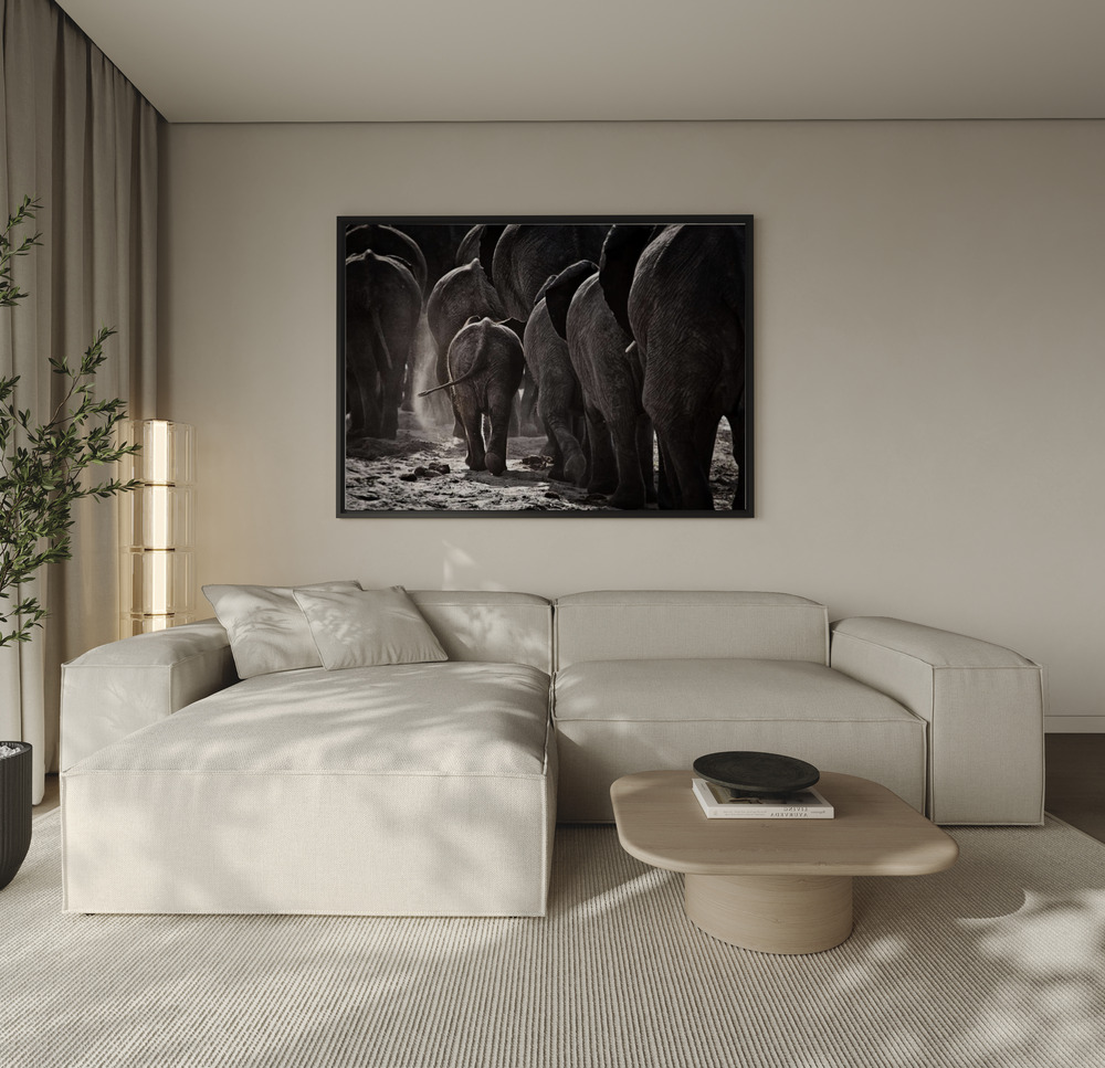 Canvas print - Walking Home over the sofa