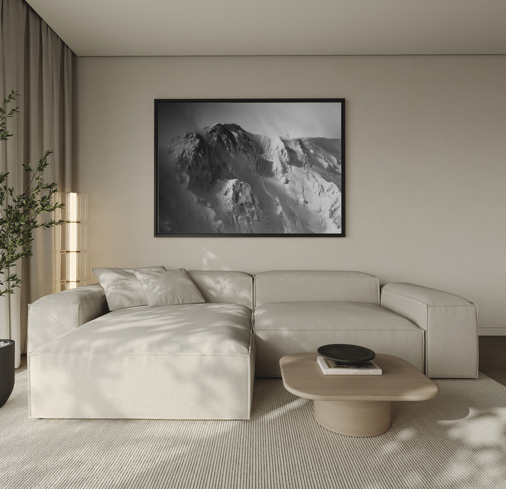 Canvas print - Freeride . . over the sofa