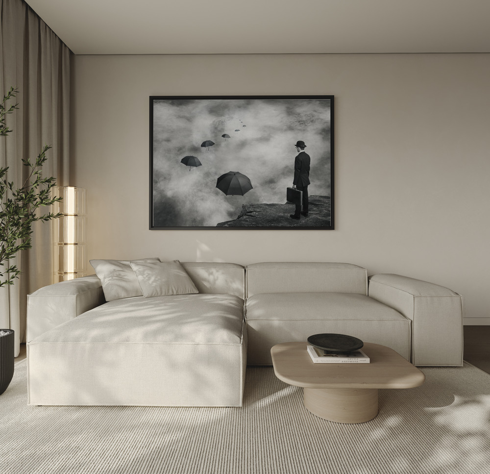 Canvas print - The Road Less Traveled over the sofa