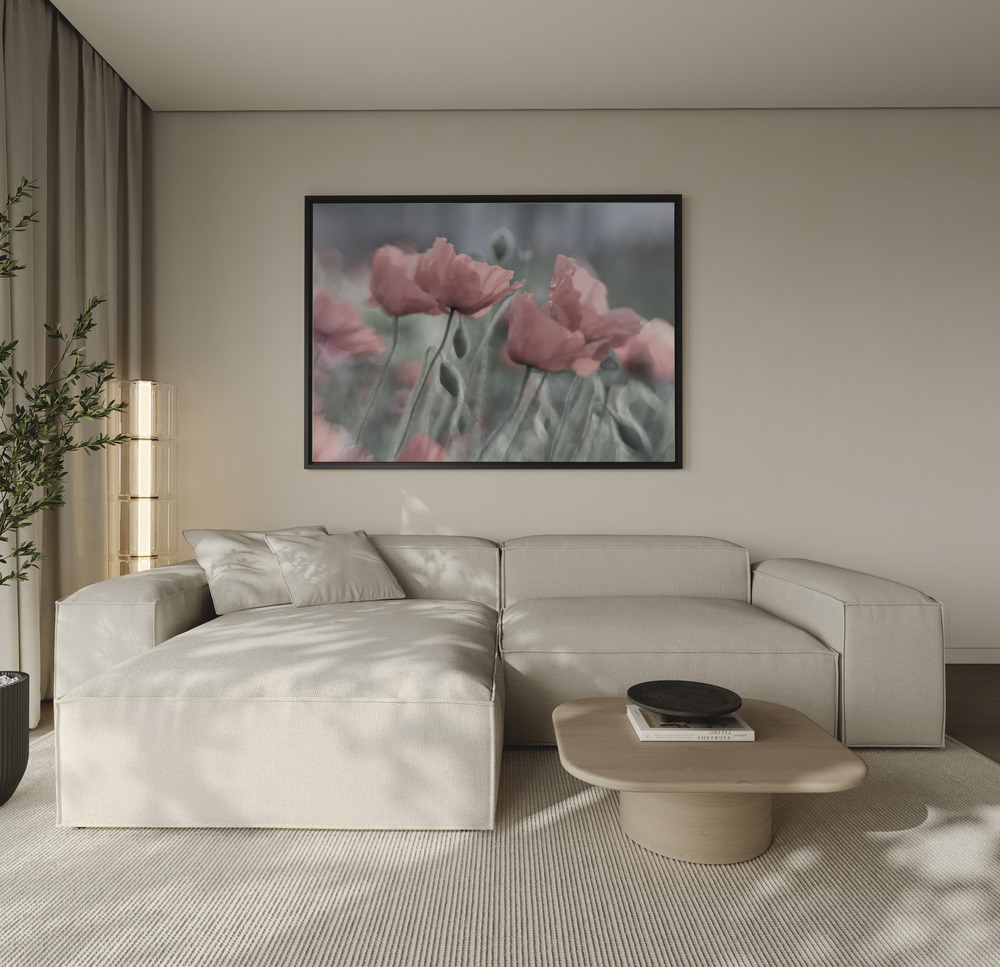 Canvas print - Softly over the sofa