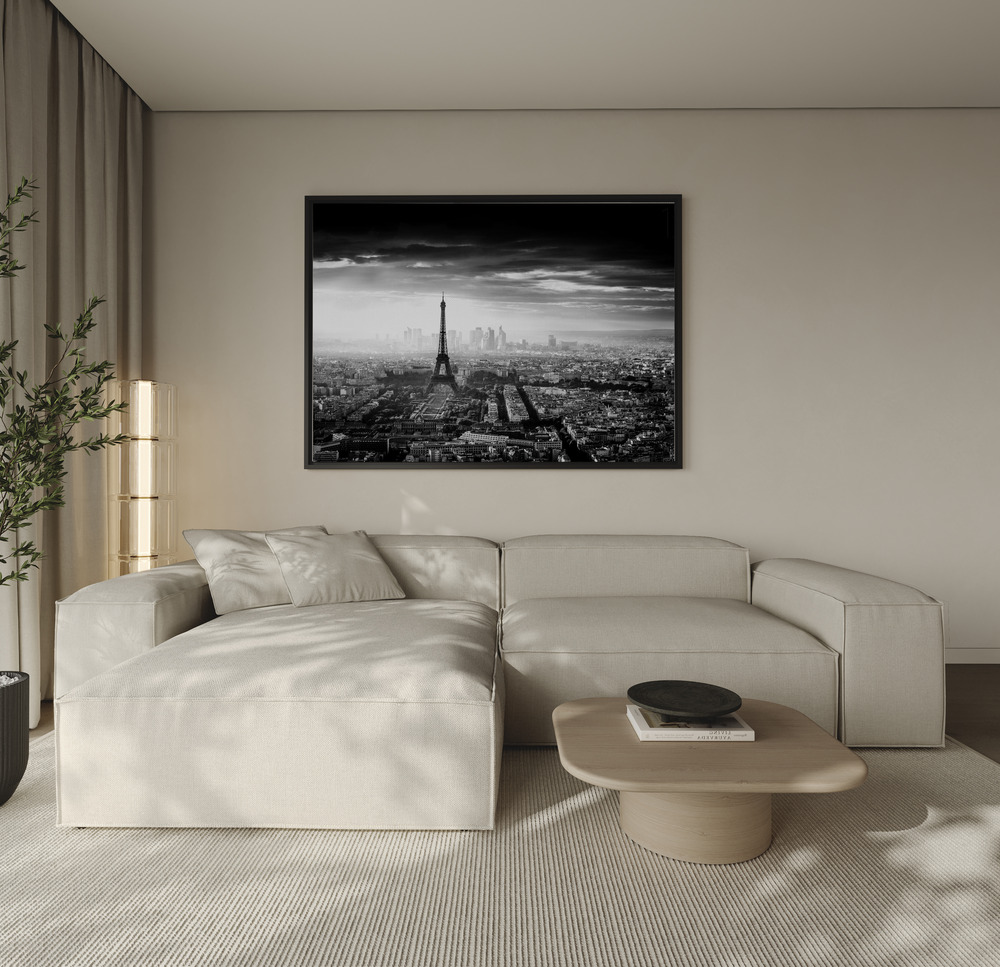 Canvas schilderi - Paris over the sofa