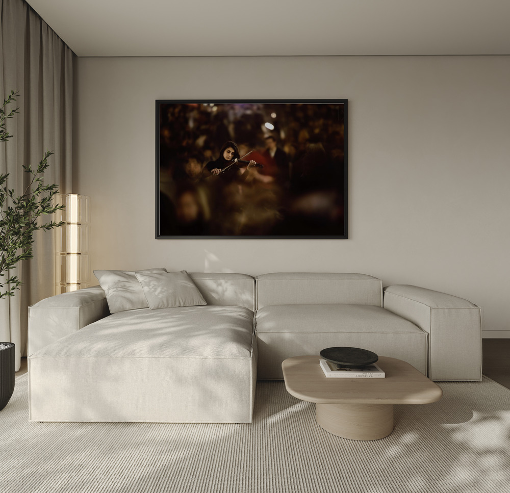 Canvas print - The Silent Rhythm over the sofa
