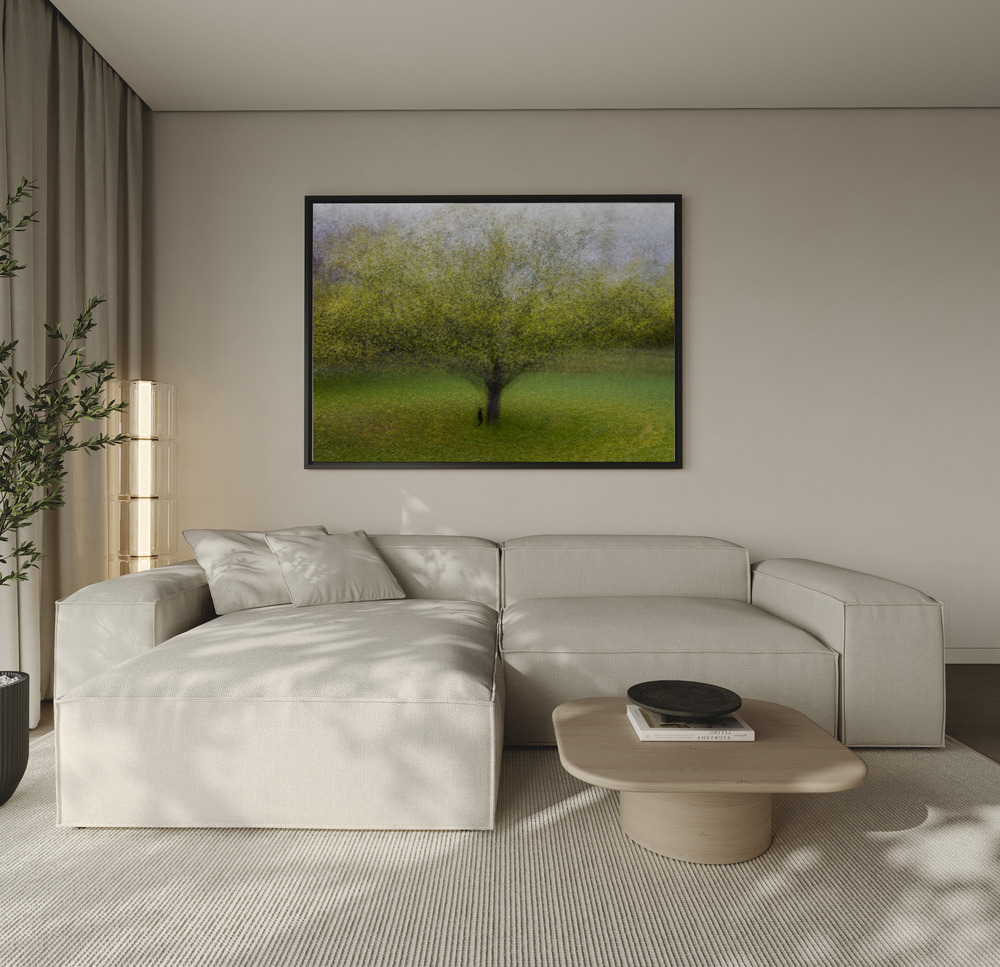 Canvas taulu - The Cat by the Tree sohvan yli