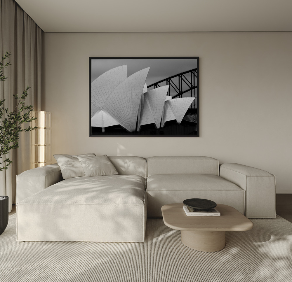 Canvas print - Opera house Sydney over the sofa