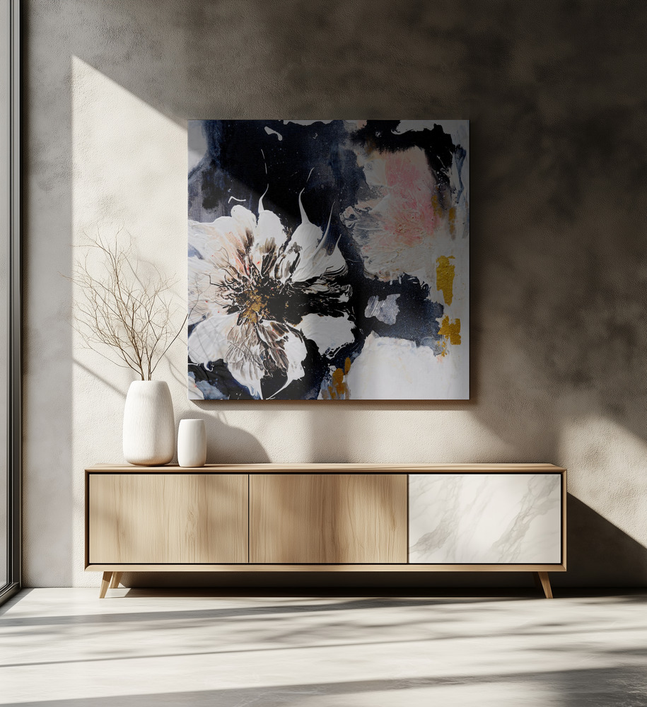 Canvas print - Abstract Bloom over dining table