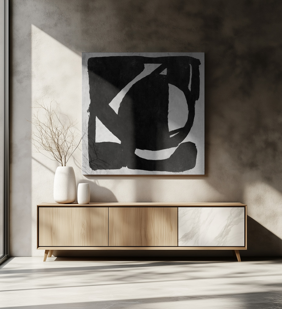 Canvas print - Abstract Melody No6 over dining table