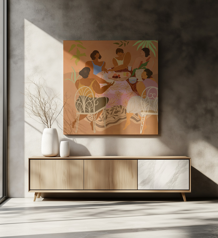 Stampe su tela - We Meet Again sopra il tavolo da pranzo