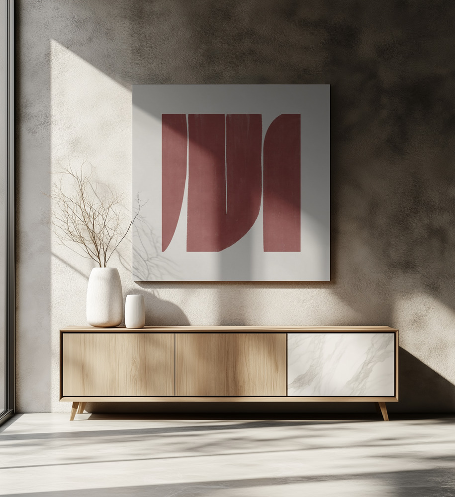 Stampe su tela - Rustic Harmony sopra il tavolo da pranzo