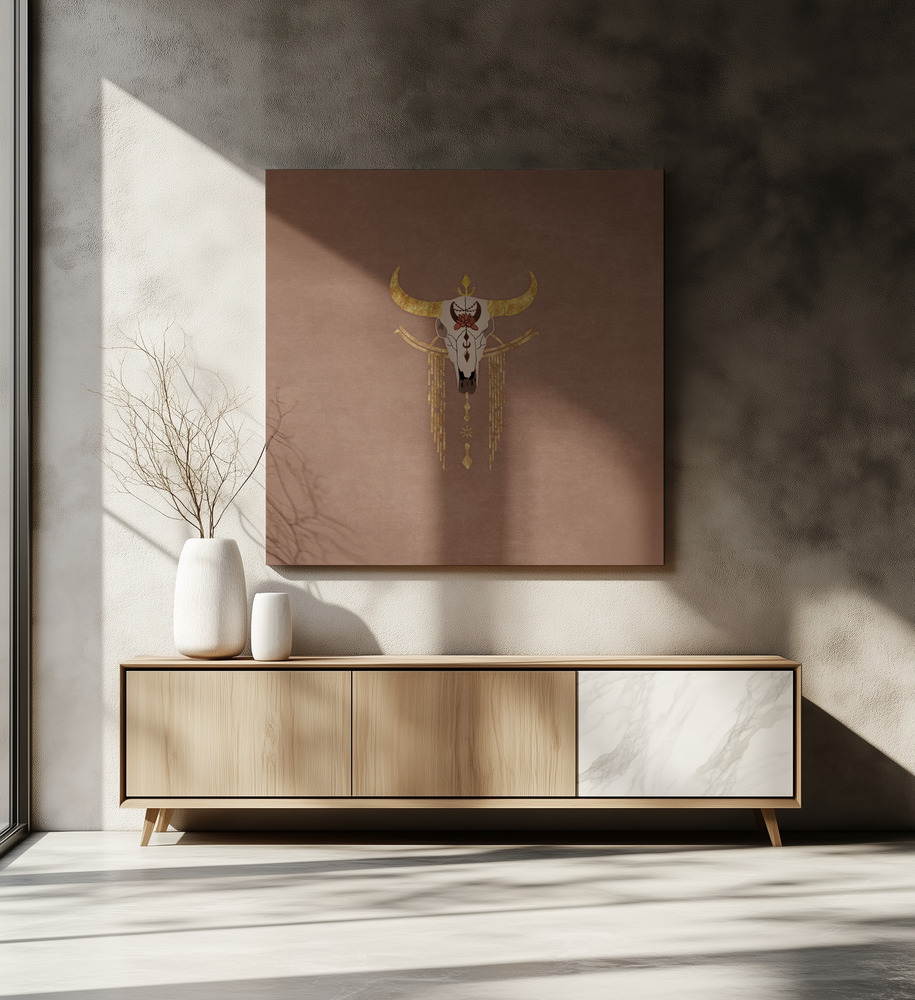 Canvas print - Golden Horn Spirit over dining table