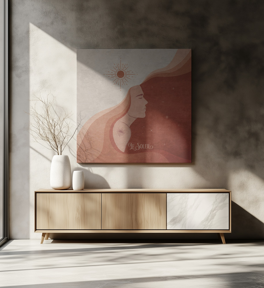 Canvas print - Radiant Dreams over dining table