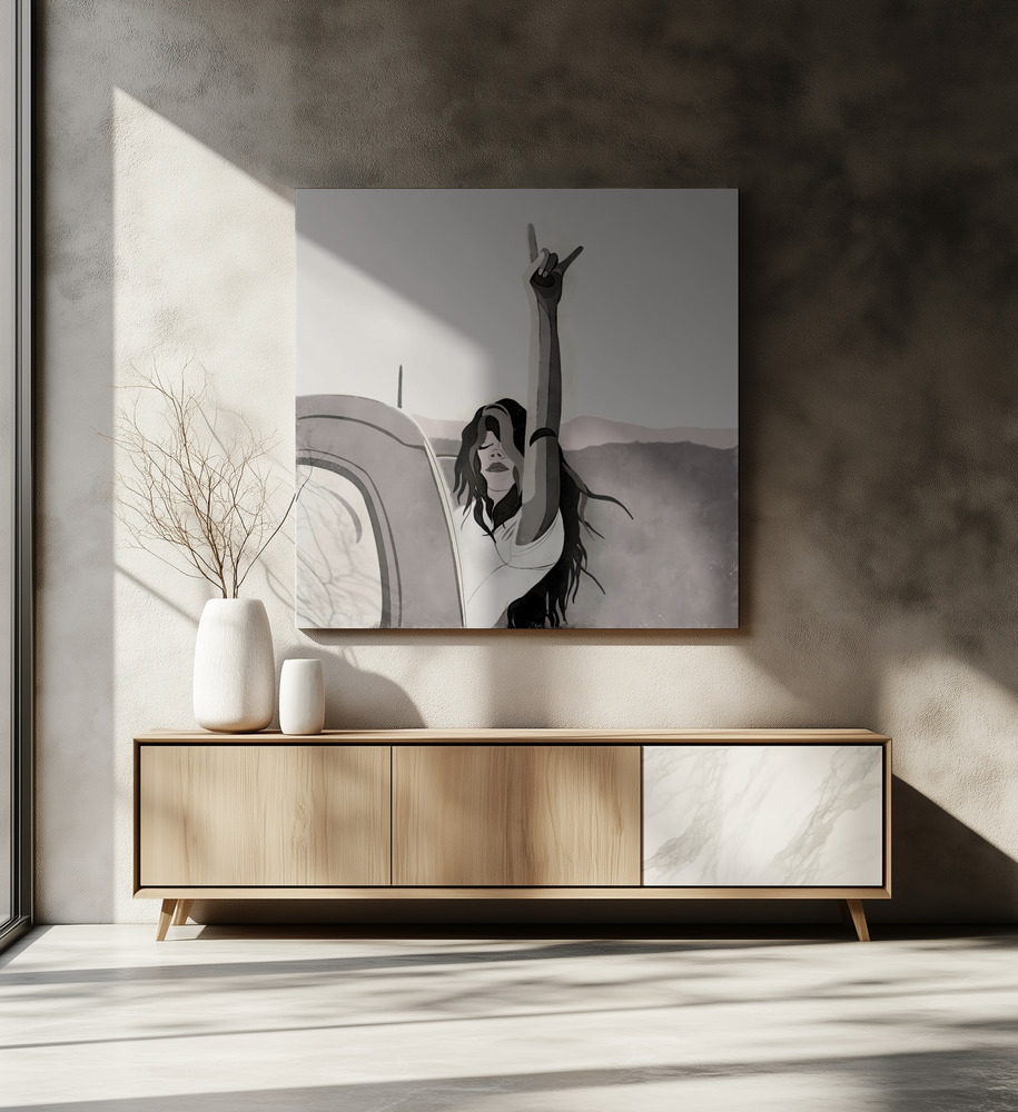 Stampe su tela - Rebel Spirit sopra il tavolo da pranzo