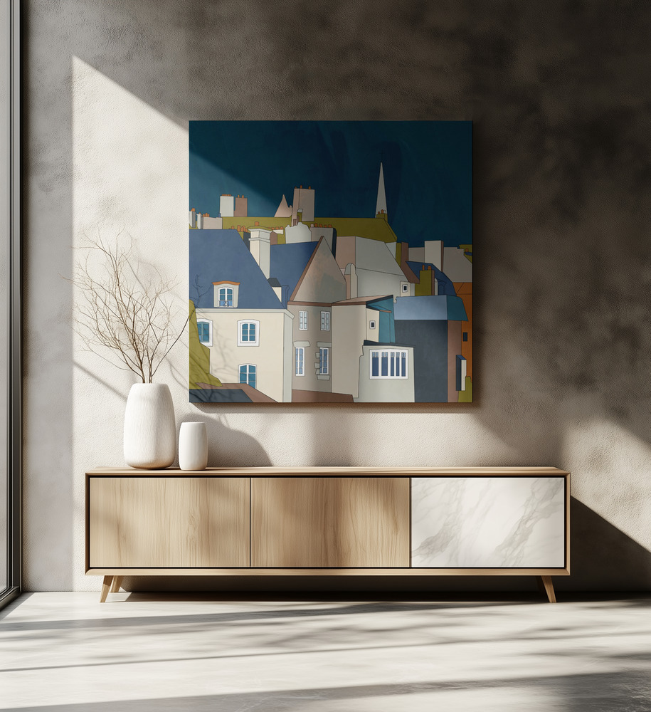 Canvas print - Saint Malo Kopie over dining table