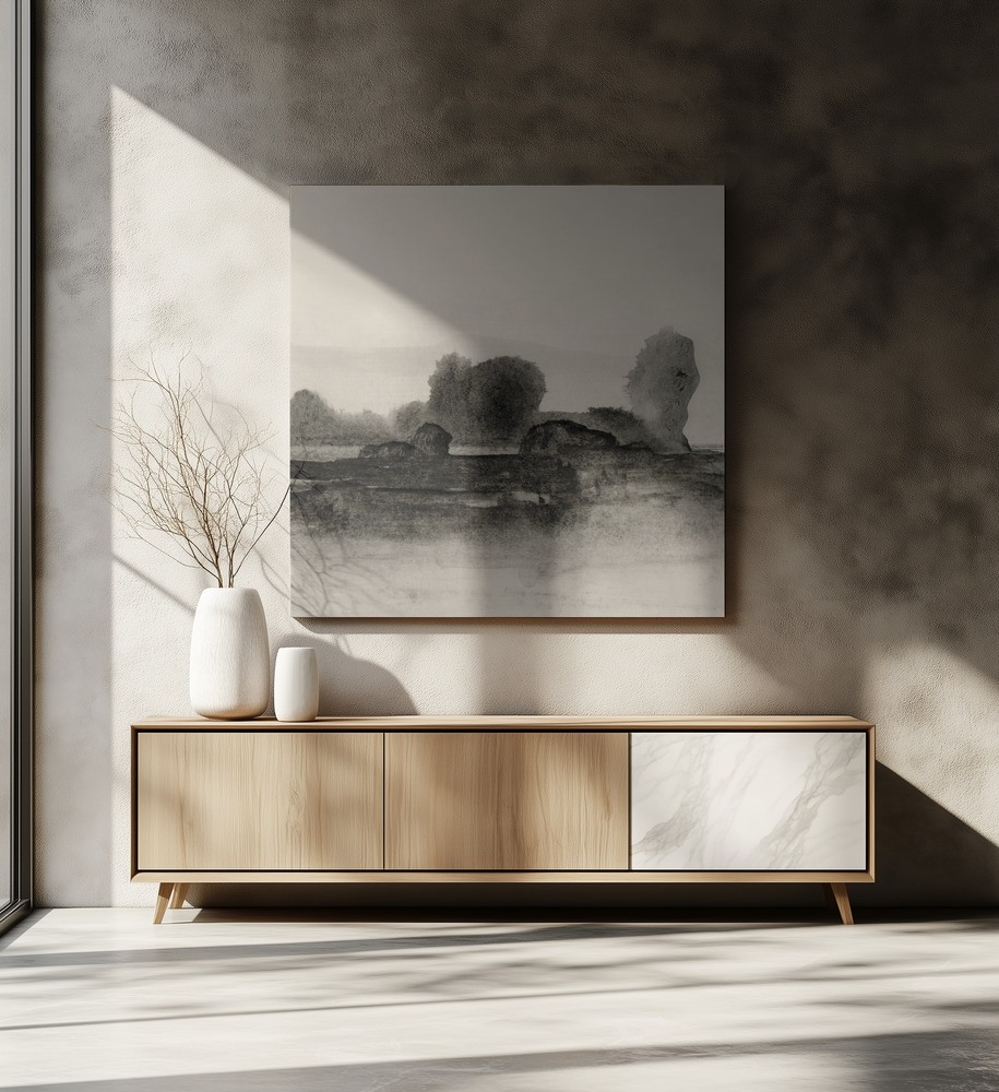 Canvas print - Land 2 over dining table