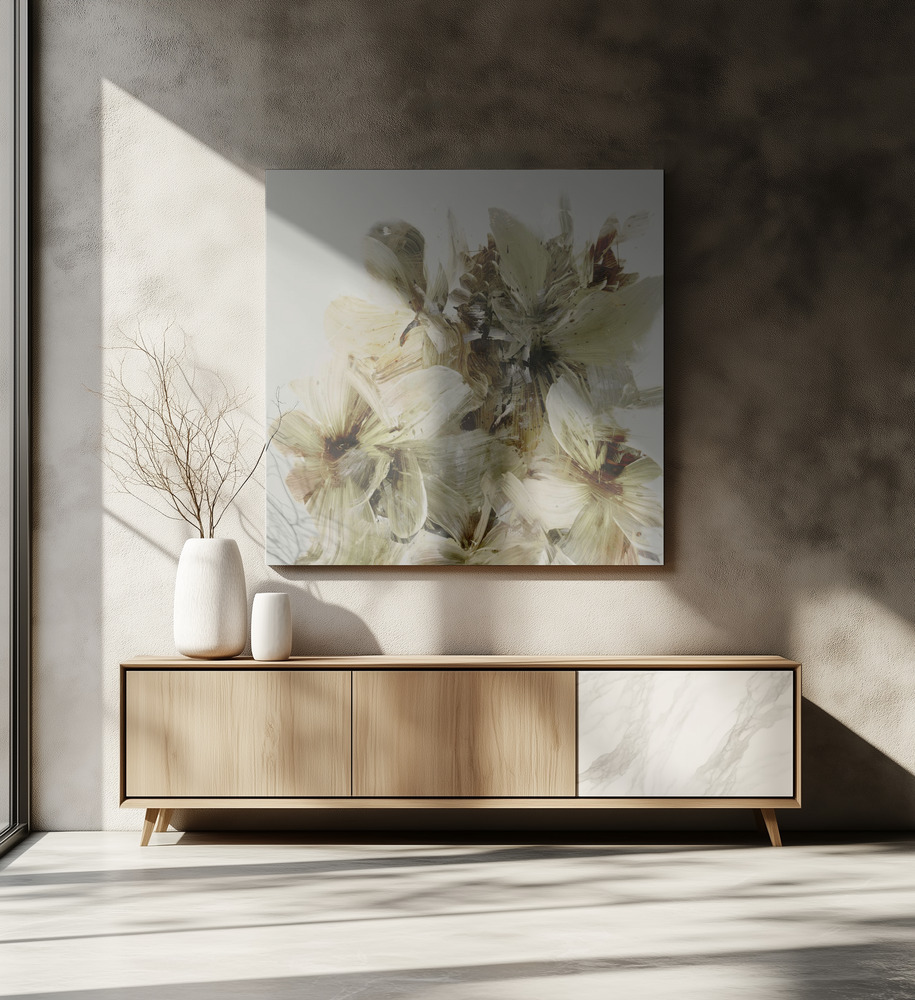 Canvas print - Hill Flowers over dining table