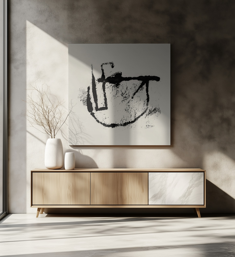 Canvas print - Rise  1 over dining table