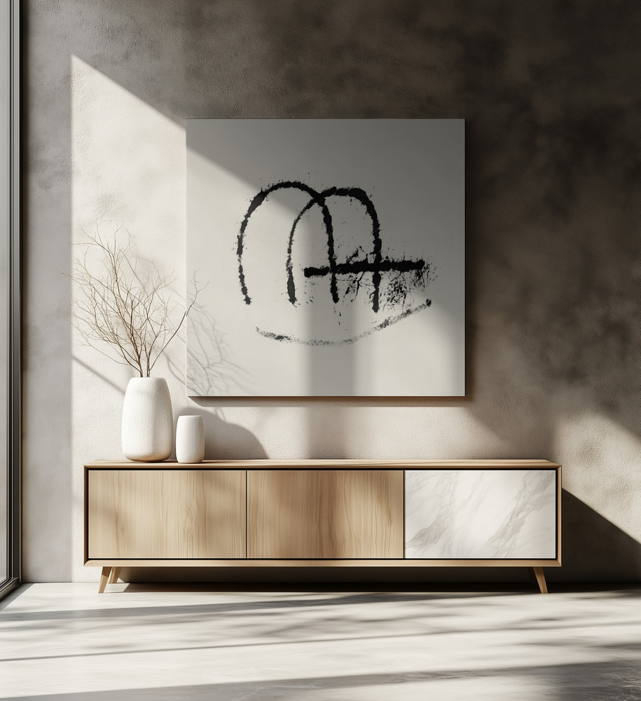 Canvas print - Rise  3 over dining table