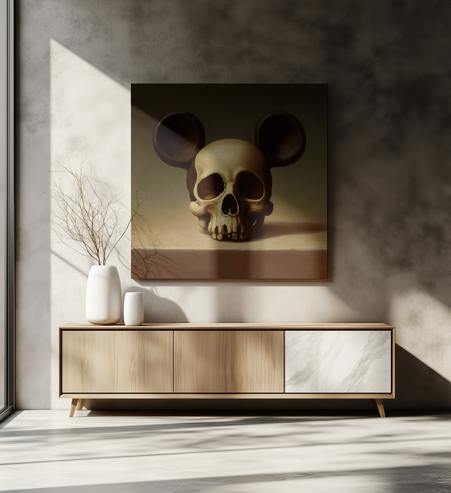 Canvas print - The Dream Is Over over dining table