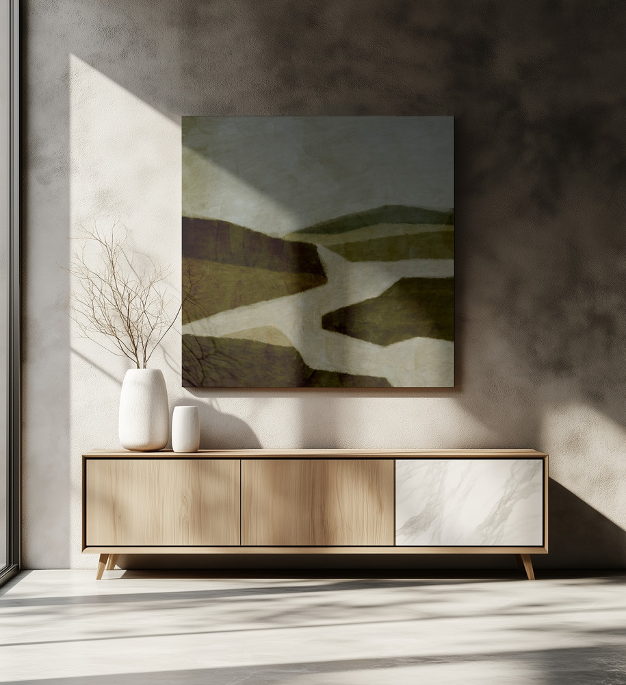 Canvas print - Paysage 3 over dining table