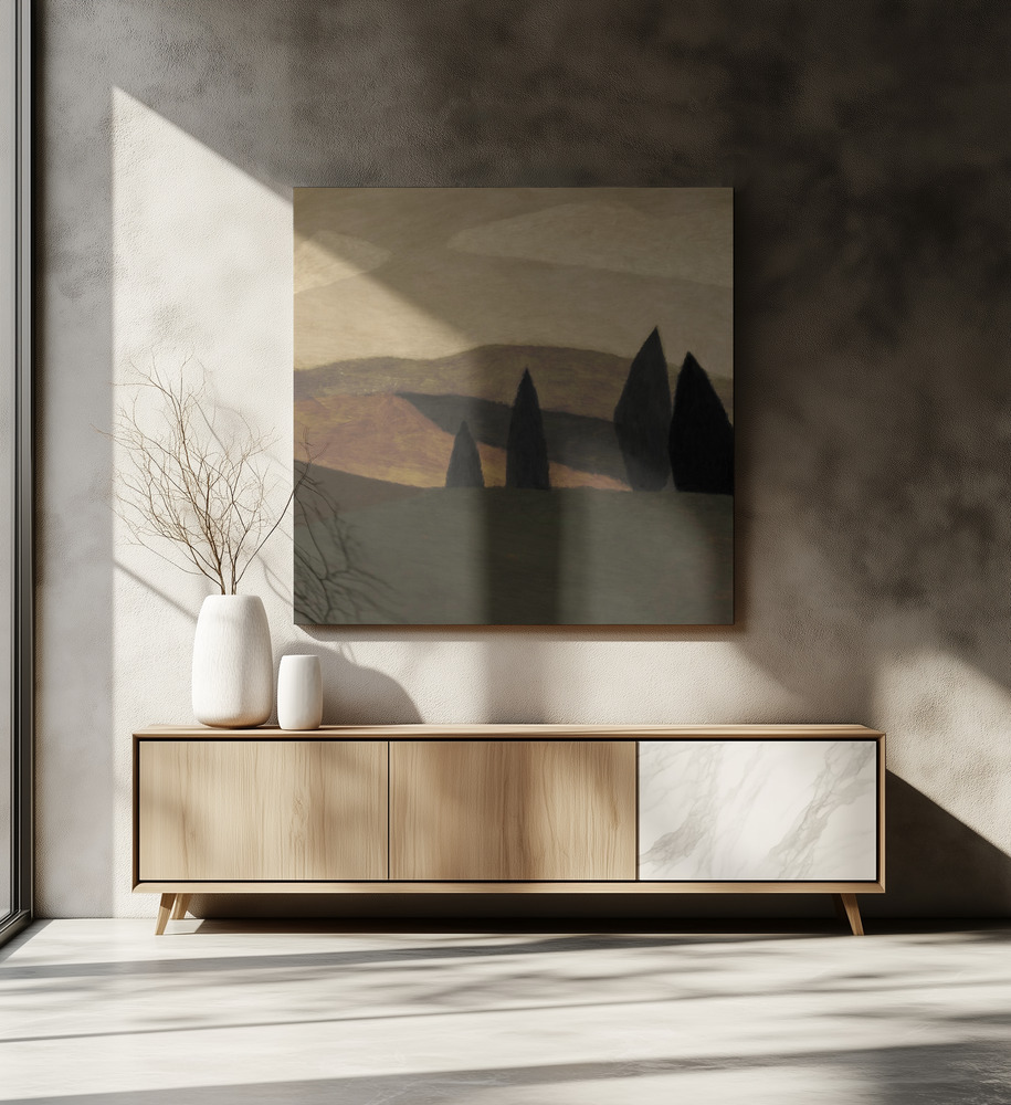 Canvas print - Paysage 2 over dining table