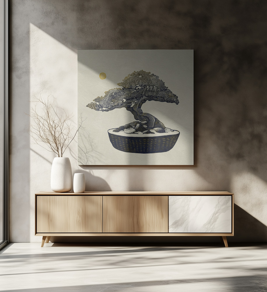 Canvas print - Bonsai Tree over dining table
