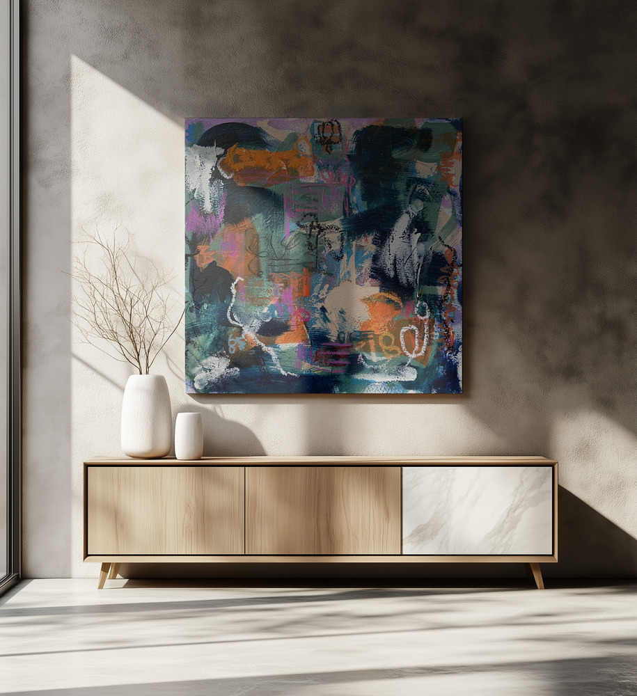 Canvas print - 180 Degrees over dining table