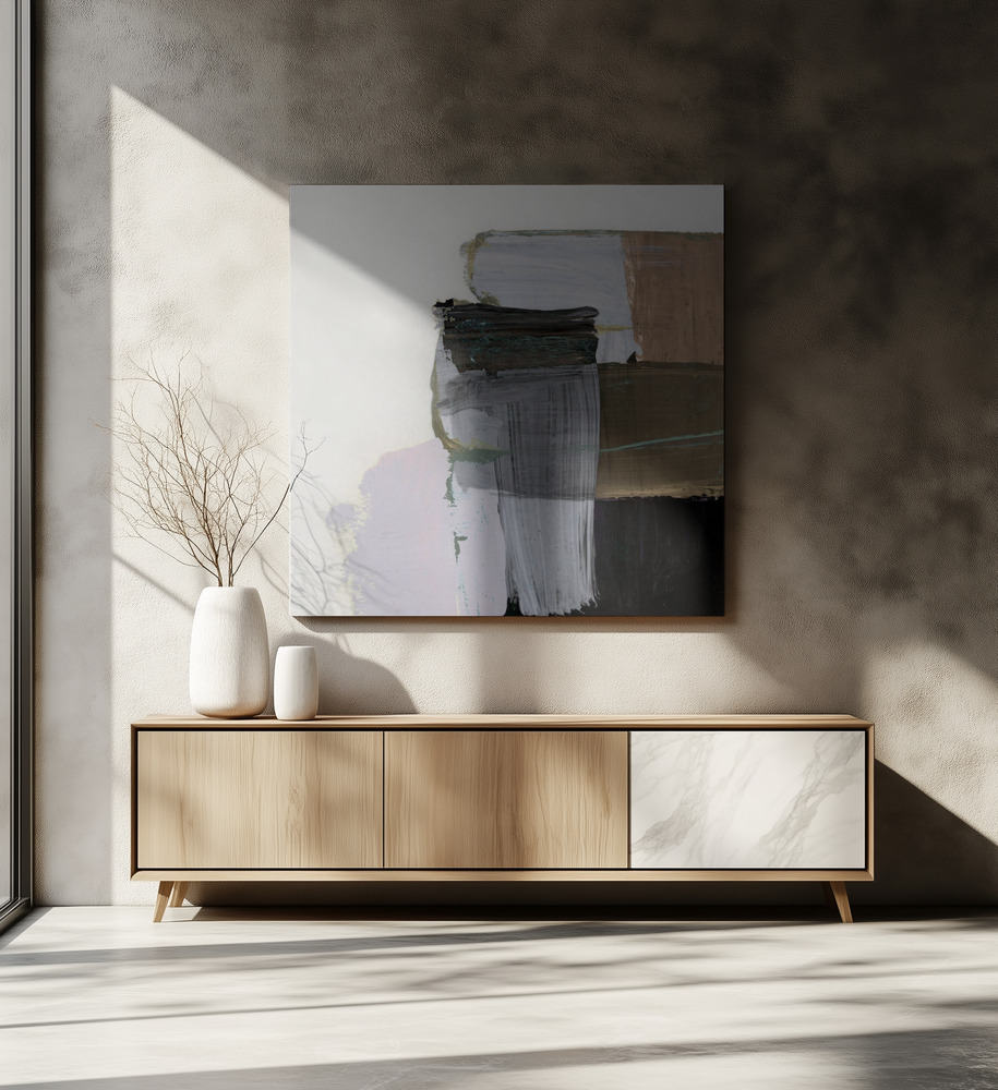 Canvas print - Lune over dining table