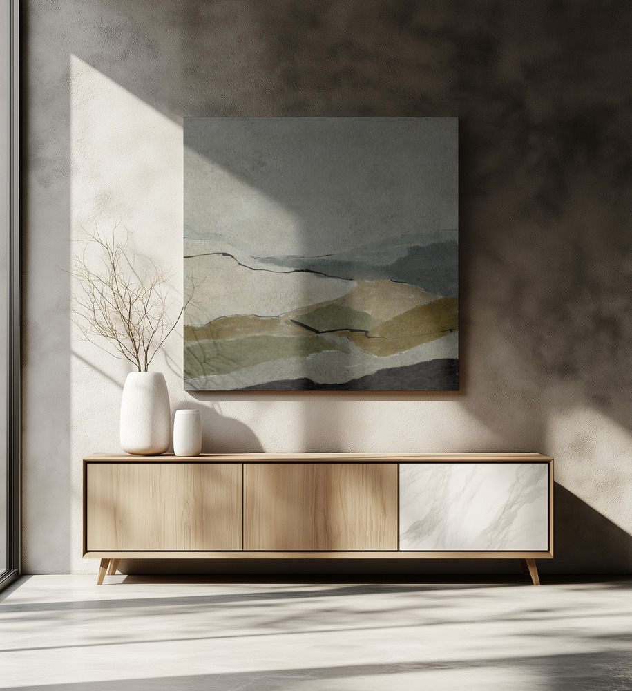 Canvas print - Unseen Landscape over dining table