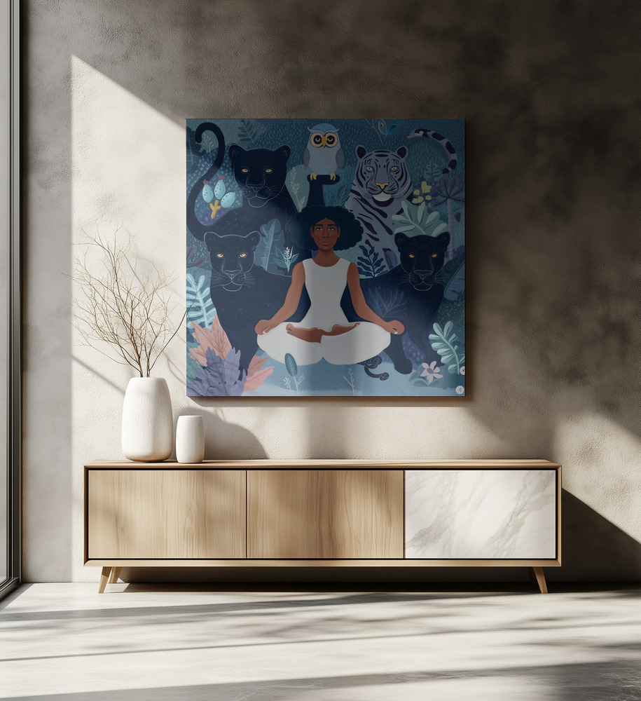 Canvas print - Tropical 3 over dining table